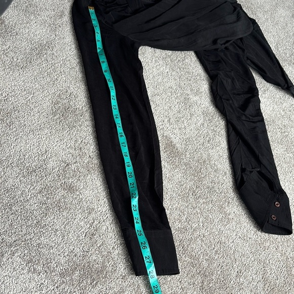 Just Cavalli black sheer shirt Sz 54 - Picture 9 of 14